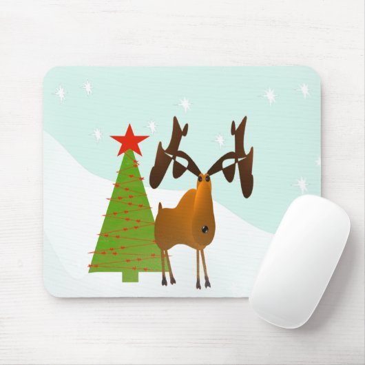 Kerstmis Muismat (Met muis)