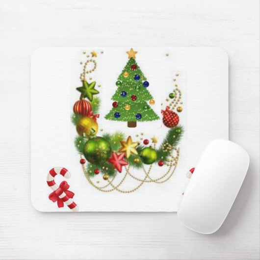 Kerstmis Muismat (Met muis)