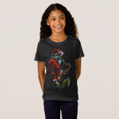 Kerstmis Musical Santa Hat Saxofoon Gift T-shirt (Voorkant volledig)