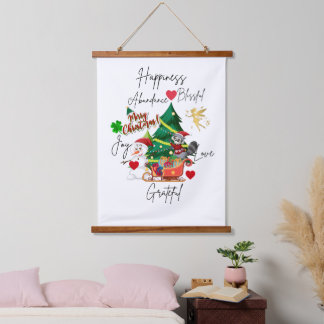 Kerstmis Muurtapijt | Festieve Huisdecoratie Hangend Wandkleed