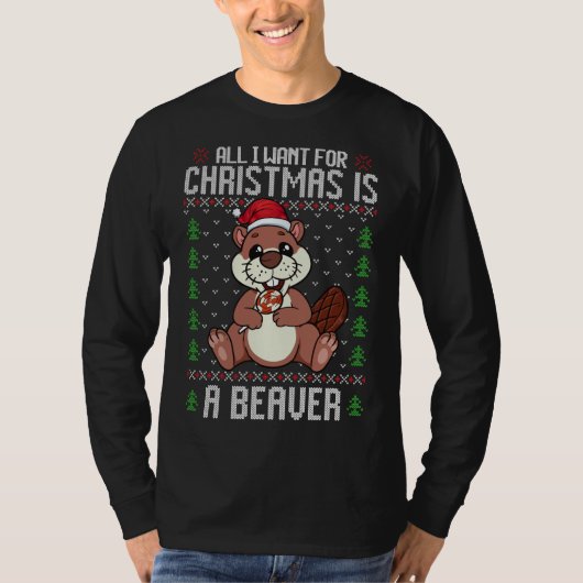Kerstmis na de lelijke kerstfeestelijke kerstfeest t-shirt (Voorkant)