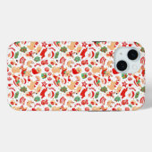 Kerstmis Naadloze Patroon Feestelijke Vakantie Case-Mate iPhone Case (Achterkant (horizontaal))