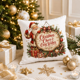 Kerstmis Naam Cadeau Citaat Worp Kussen Ontwerp