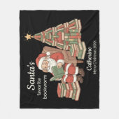 Kerstmis naam en jaar van Sinterklaas' favoriete b Fleece Deken (Voorkant)