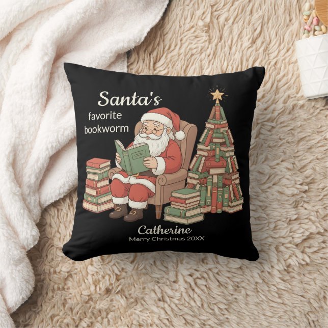 Kerstmis naam en jaar van Sinterklaas' favoriete b Kussen (Deken)