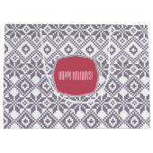 Kerstmis Naam Scandinavisch Sneeuwvlok Patroon  Large Cadeautasje (Achterkant)