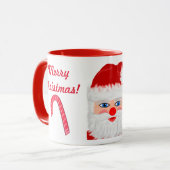 Kerstmis naam van Kerstman liefde Mok (Voorkant links)