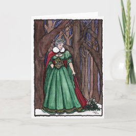 "Kerstmis nam" Wenskaart toe Feestdagen Kaart