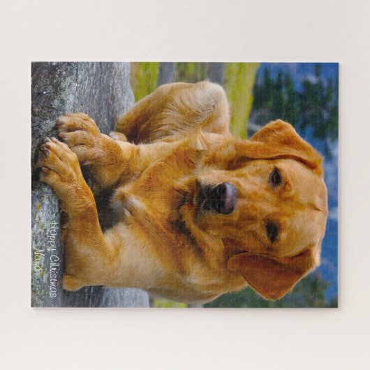 Kerstmis Nana Legpuzzel (Horizontaal)