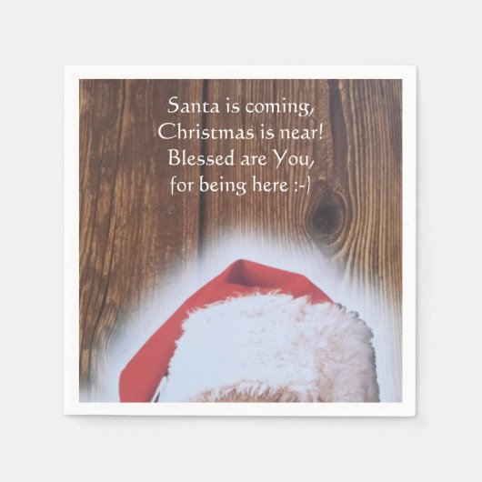 Kerstmis Napkin Servet (Voorkant)