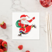 Kerstmis Napkins Santa Gift Servet (Insitu)