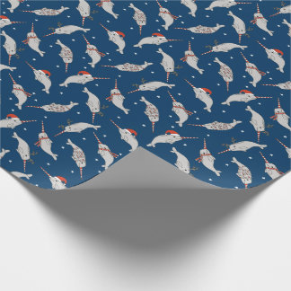 Kerstmis, Narwhal-marine Cadeaupapier