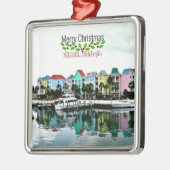 Kerstmis, Nassau Bahama's, Metalen Ornament (Links)