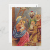 Kerstmis nationaliteit Jezus Illustratie Feestdagenkaart (Voorkant / Achterkant)