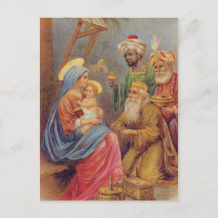 Kerstmis nationaliteit Jezus Illustratie Feestdagenkaart