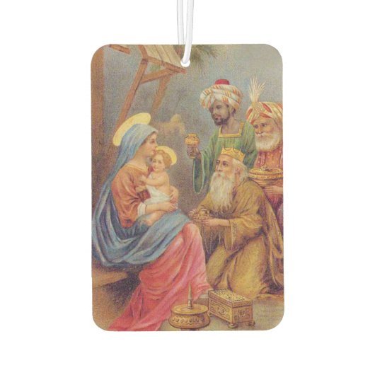 Kerstmis  nationaliteit Jezus Illustratie Luchtverfrisser (Achterkant)