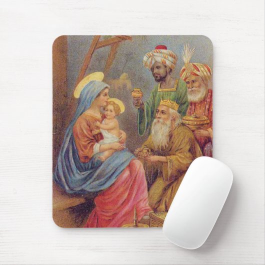 Kerstmis  nationaliteit Jezus Illustratie Muismat (Met muis)