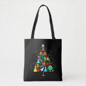 Kerstmis Natuurkunde Docent Boom Scheikunde School Tote Bag (Voorkant)