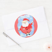 Kerstmis Naughty Santa Stickers (Envelop)
