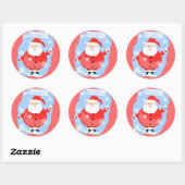 Kerstmis Naughty Santa Stickers (Vel)
