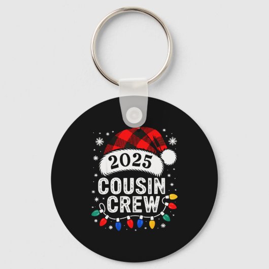 Kerstmis neef crew 2025 Sinterklaas kinderen famil Sleutelhanger (Voorkant)