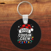 Kerstmis neef crew 2025 Sinterklaas kinderen famil Sleutelhanger (Voorkant)