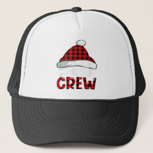 Kerstmis Neef Crew Buffalo Rode Geruite Pyjama Fa Trucker Pet