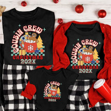 Kerstmis neef en nicht crew bij elkaar horend fami