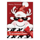 Kerstmis, neef, fauna, rendier, Ho, Ho, Ho, Ho, (Voorkant)