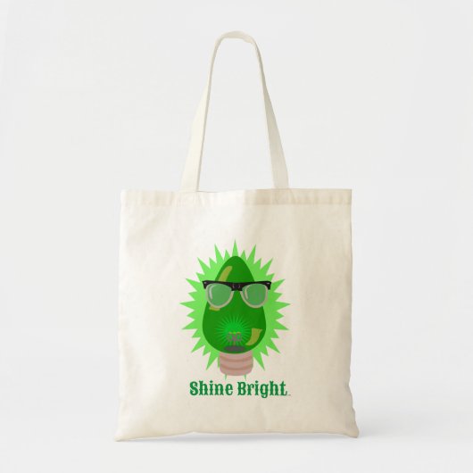 Kerstmis Nerd Cartoon Personaliseert feestdag Tote Bag (Voorkant)