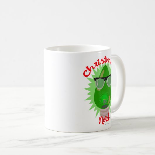 Kerstmis Nerd Holiday Lightbulb Epic Fun Joy Koffiemok (Voorkant rechts)