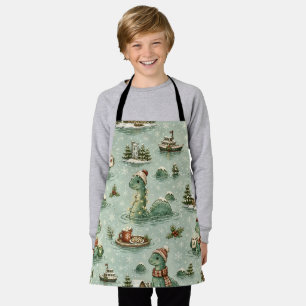 Kerstmis Nessie Loch Ness Monster Cozy Cryptids Schort
