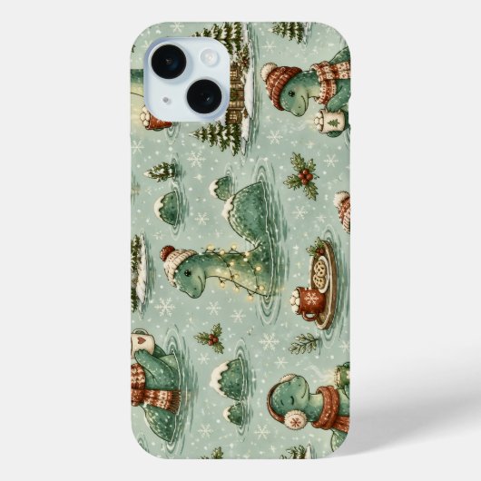 Kerstmis Nessie Loch Ness Monster Gezellig Cryptid Case-Mate iPhone Case (Achterkant)
