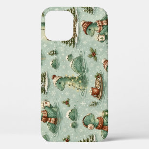 Kerstmis Nessie Loch Ness Monster Gezellig Cryptid Case-Mate iPhone Case