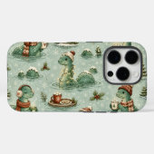 Kerstmis Nessie Loch Ness Monster Gezellig Cryptid Case-Mate iPhone Case (Achterkant (horizontaal))