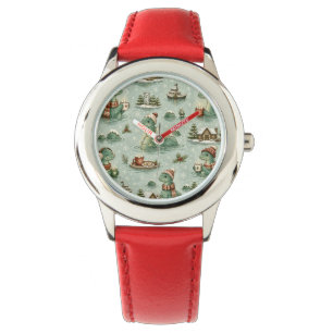 Kerstmis Nessie Loch Ness Monster Gezellig Cryptid Horloge