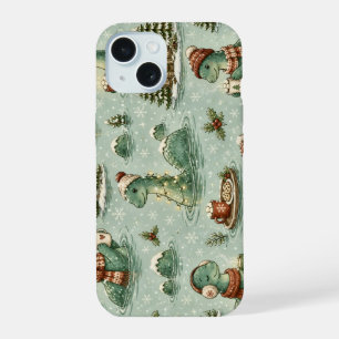 Kerstmis Nessie Loch Ness Monster Gezellig Cryptid iPhone 15 Case