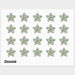 Kerstmis Nessie Loch Ness Monster Gezellig Cryptid Ster Sticker
