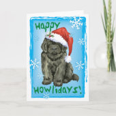 Kerstmis Newfoundland Feestdagen Kaart (Voorkant)