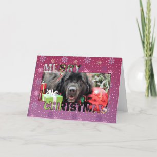 Kerstmis - Newfoundland - Izzie Feestdagen Kaart