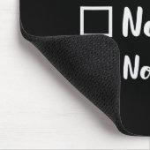 Kerstmis Nice Ondeugend Geen Spijt Grappige Kerstm Muismat (Hoek)