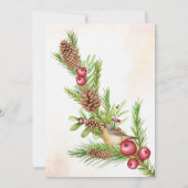 Kerstmis niets Fancy, gewoon liefdesopkomst Kaart (Achterkant)