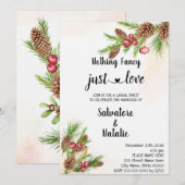 Kerstmis niets Fancy, gewoon liefdesopkomst Kaart (Voorkant / Achterkant)