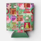 Kerstmis, nieuw jaar blikjeskoeler (Voorkant)