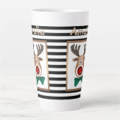 Kerstmis, nieuw jaar, herten latte mok (Voorkant)