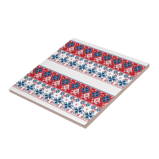 Kerstmis, nieuw jaar tegeltje (Zijkant)