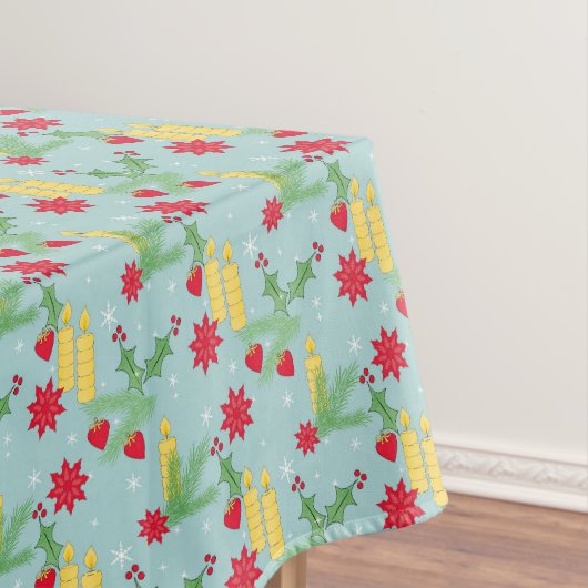 Kerstmis, nieuw jaarpatroon. tafelkleed (Voorbeeld)
