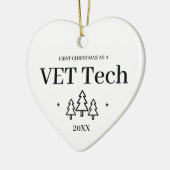 Kerstmis nieuwe baan VET Tech Keramisch Ornament (Links)