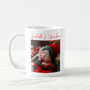 Kerstmis Nieuwe Kleinkind Oma Koffiemok