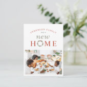 Kerstmis: Nieuwe thuisfeestdag Aankondigingskaart (Staand voorkant)